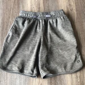 Boys Gap Fit Gray Athletic Shorts